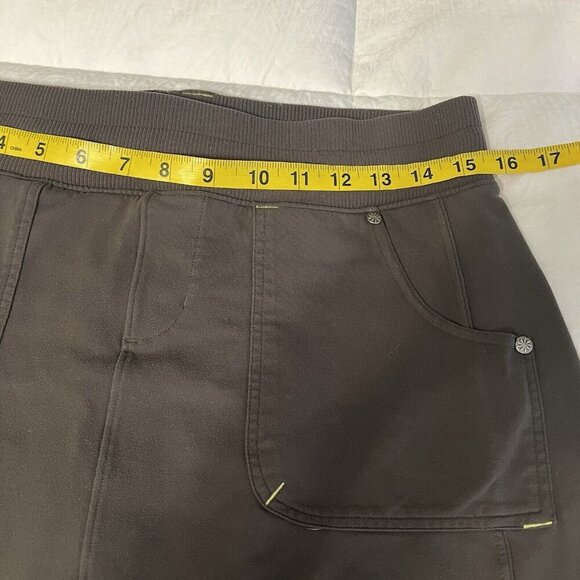Athleta Size M Trailside Heavy Knit Skort Skirt Zip Pockets - Picture 9 of 9